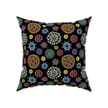 Gears and Cogs Throw Pillow