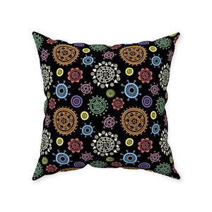 Gears and Cogs Throw Pillow